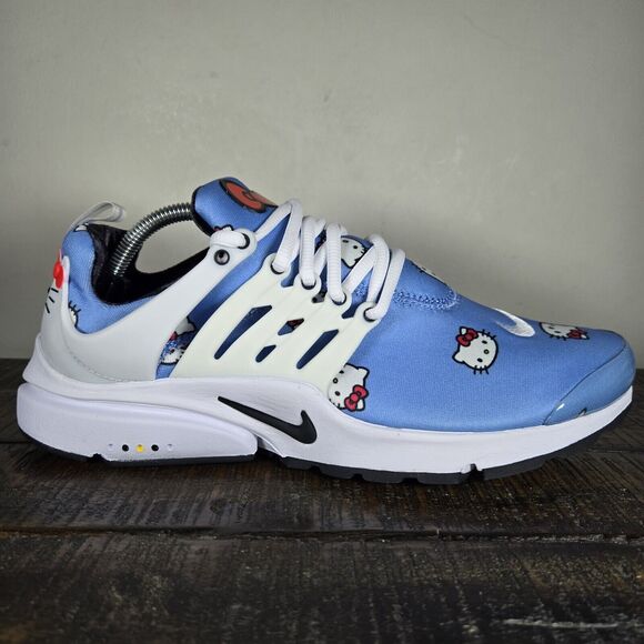 Nike Blue and White Hello Kitty Men's Shoes - Picture 5 of 11